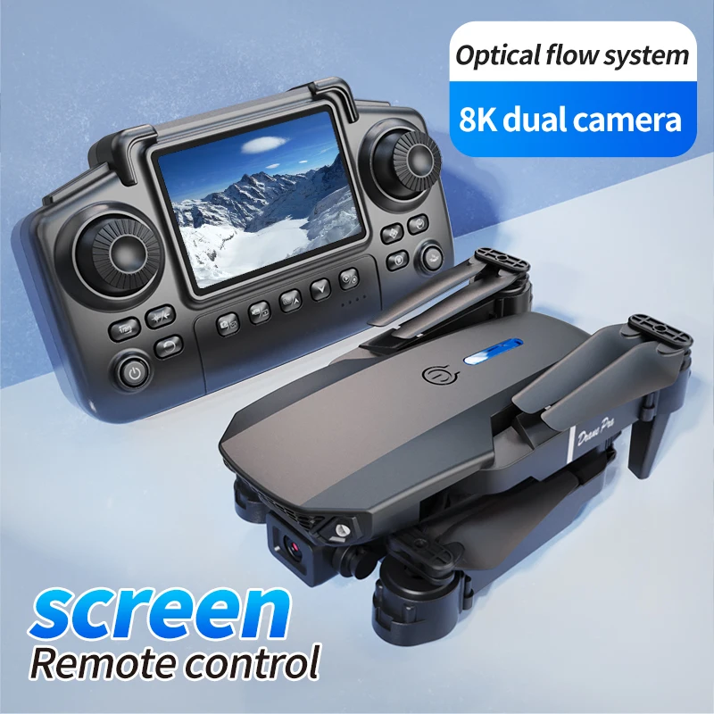 전문가용 E88 PRO 드론, 화면 탑재 8K HD 카 - Drone Racing Camera 리뷰 및 가격