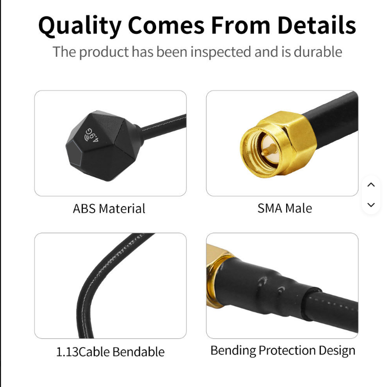 5.8GHz 3.5dBi 안테나 LHCP RP SMA  - Drone Racing Antenna 리뷰 및 가격